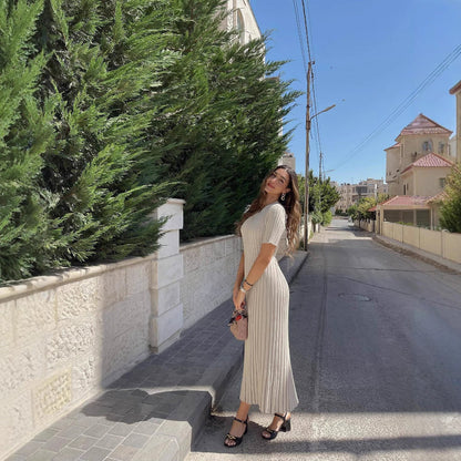 Robe Plissée Élégante d’Été - Mila
